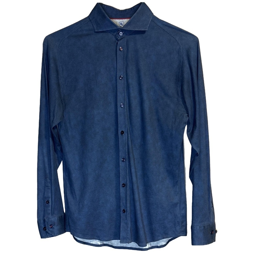 DESOTO Elegant Blue Dress Shirt